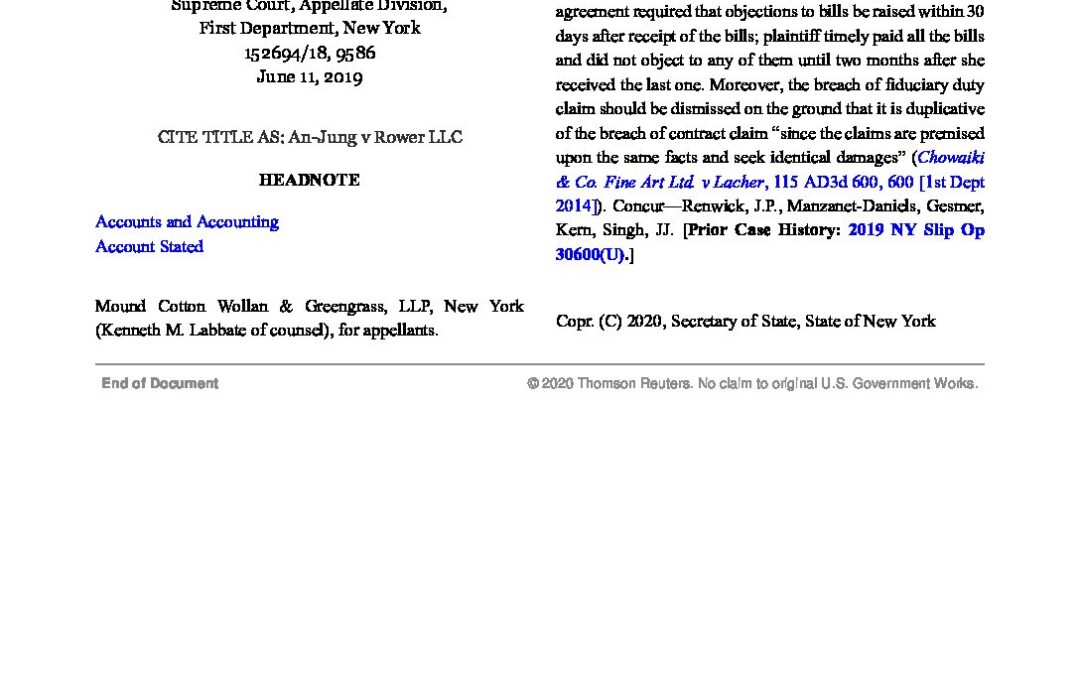 An-Jung v Rower LLC