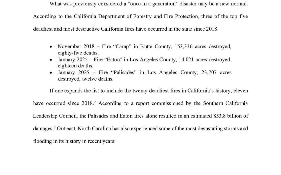 Final – CPS article re California Fires and Carolinas Floods(1838534.1)
